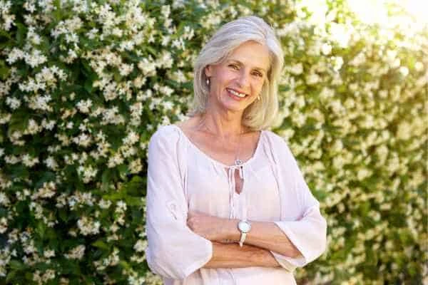 Older woman happy with urinary incontinence treatment Solihull